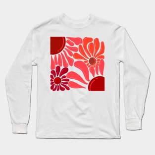 Red flowers Long Sleeve T-Shirt